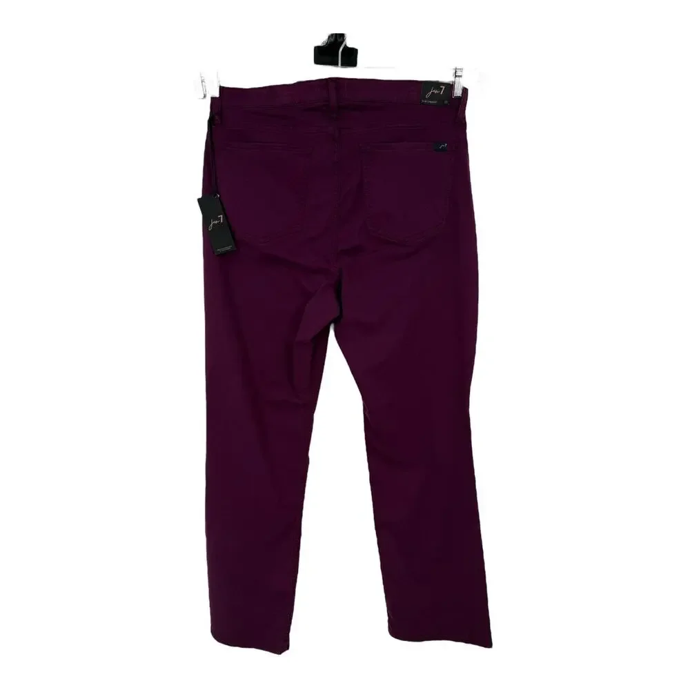 Jen7 Jeans straight leg denim purple size 16 - Picture 5 of 10